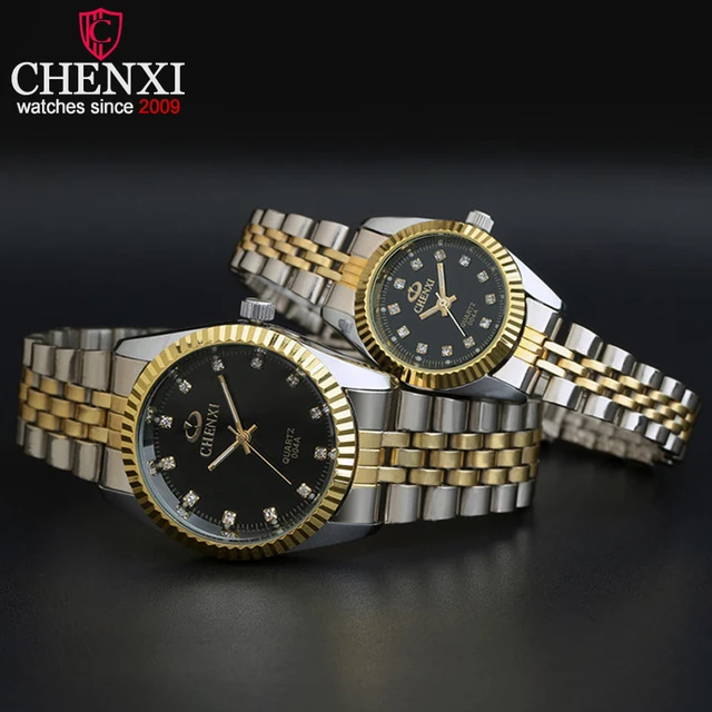 CHENXI Top Brand Lovers' Couples Quartz Men Watch Women Valentine Gift Clock Wat CHENXI Top Brand Lovers' Couples Quartz Men Watch Women Valentine Gift Clock Wat