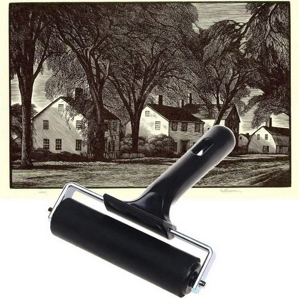 15x10x3 см мягкие резиновые Professional Brayer идеальный Противоскользящая Лента строительные инструменты печати чернил и штамповки инструменты