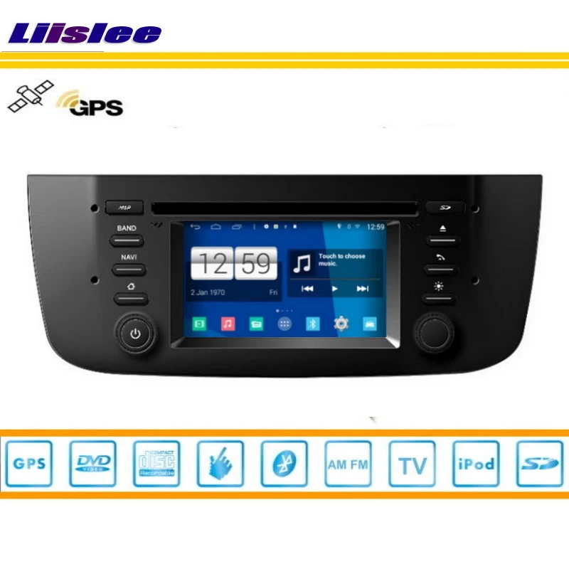 Flash Deal Liislee For Fiat Linea 2012~2015 Car DVD Player GPS Map Navi Navigation Radio Stereo CD TV iPod BT HD Screen Multimedia System 0