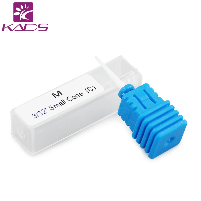 KADS White Apiculus Ceramic Ceramic Nozzle Nail Drill Bit Grinding Stone Head For Dead Skin Nail File Polish Manicure Tool 