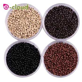 

Hair Accessory Tool Hair Beads 2.5MM 1000Pcs/Bottle 4colors avaliable Bead Copper Micro Rings Micro Links Hair Extension