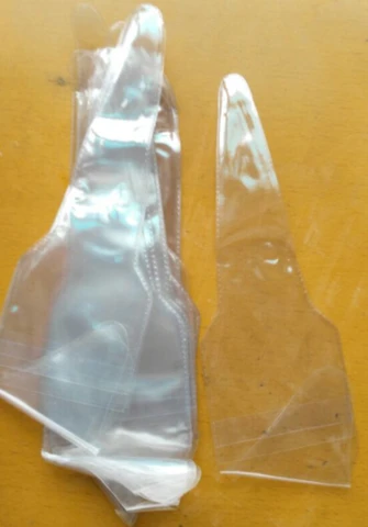 Luvas de Pvc e Bolsa de Embalagem após Afiar Tesouras do Cabelo Lote 200 Pçs –