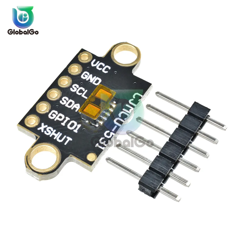 VL53L1X Laser Ranging Flight Time Sensor Module Male 6Pin Connector Distance 400cm Measurement Extension Board CJMCU-531 | Инструменты