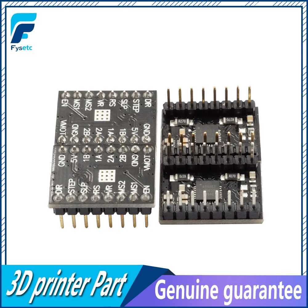 10xTMC2208 Stepper Motor Driver For 3D Printer Motherboard Packed with Heat Sink