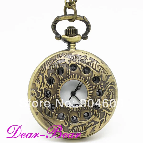 (2202) кварцевые карманные часы в викторианском стиле 12 шт./лот|pocket watch|quartz pocket