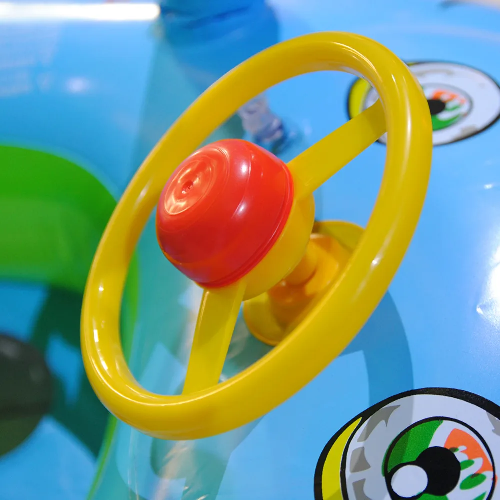 Cartoon Car Summer Steering Wheel Sunshade Swim Toys Car Inflatable ... Cartoon Car Summer Steering Wheel Sunshade Swim Toys Car Inflatable ...