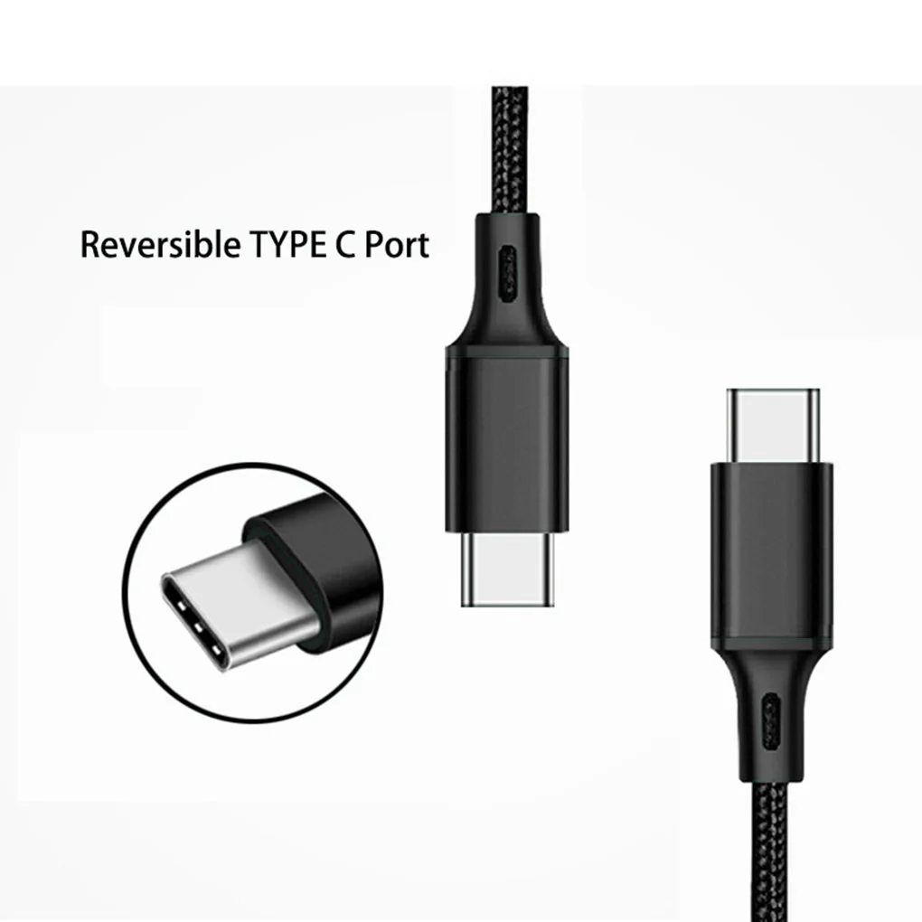 

New Arrival Cellphone Type-c Data Transmission Sync Cable 1 Meter Braided Phone Tablet Fast Charging Cord