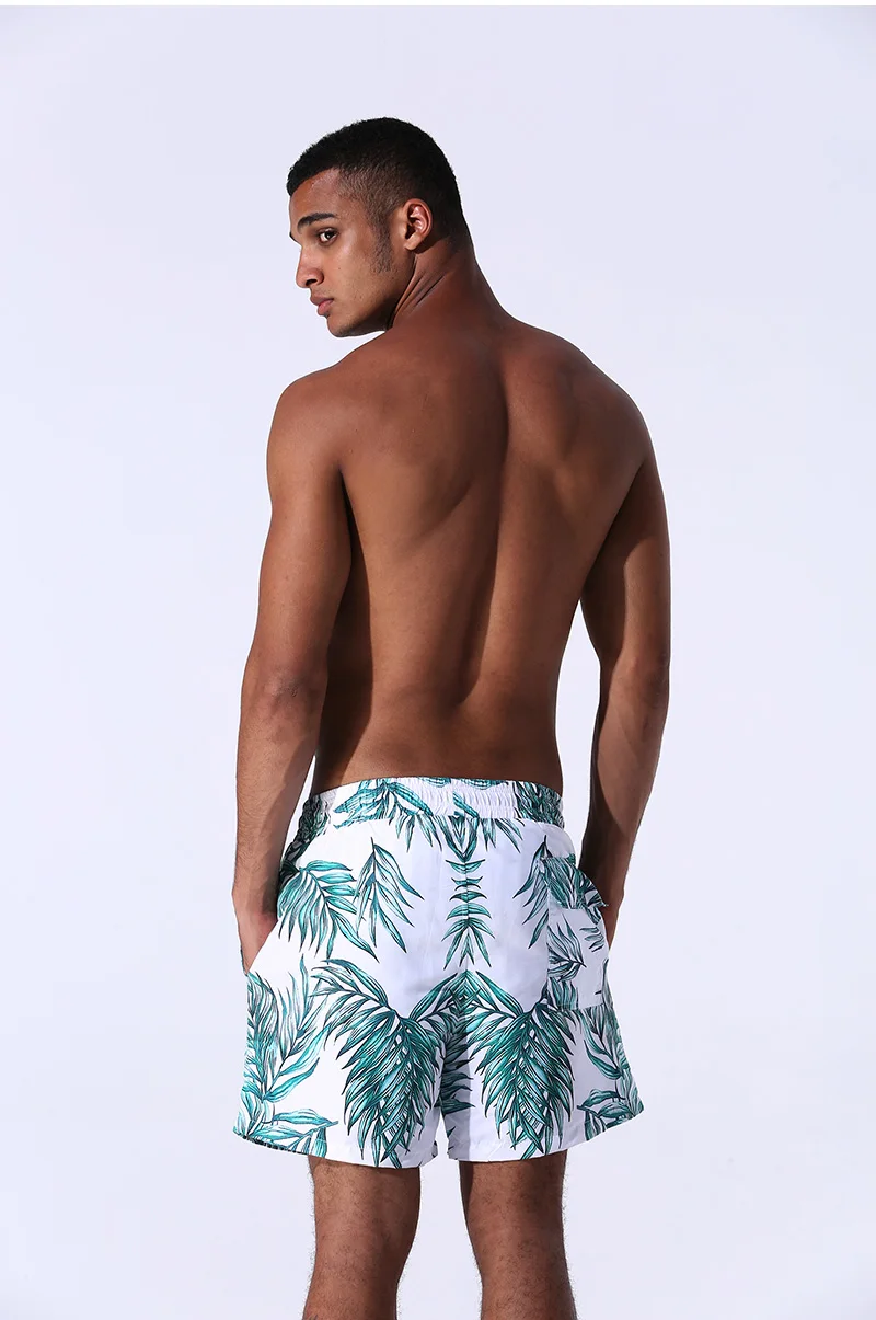 Мужские летние шорты для плавания, быстросохнущие шорты для отдыха, пляжные шорты-бермуды, Мужская одежда для купания, спортивный купальник