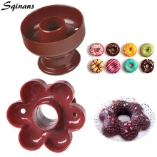 Sqinans DIY прибор для приготовления пончиков пончик Форма для вырубки инструменты десерты сладкий для продуктов и выпечки для выпечки печенья формы для выпечки, кухонные принадлежности наборы для десерта