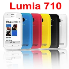 Добавить в «Мои желания» Nokia Lumia 710 Windows Phone 3g сотовый телефон 8 Гб 5MP Wi-Fi для разблокированного мобильного телефона и желтом цветах