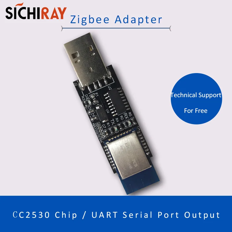 Zigbee адаптер USB ключ последовательный приемник с портом CC2530 чип UART последовательный порт выход для сбора данных умного дома