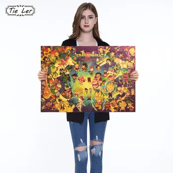 

Dragon Ball B Style Modern Movie Poster Fashion Home Decor Retro Bedroom High Quality Wall Sticker