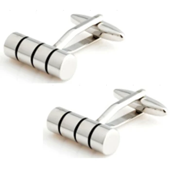 

TZG10242 Cylinder Enamel Cufflink Cuff Link 15 Pairs Wholesale Free Shipping