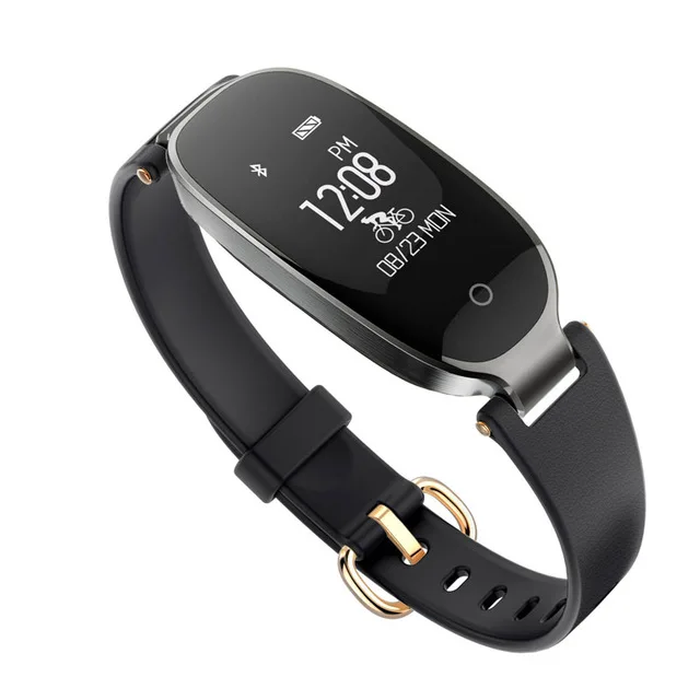 s3 / S3 Plus Smart Watch Waterproof Women smart band Heart Rate Monitor Smartwatch relogio inteligente For Android IOS Xiaomi - Цвет: S3 gun black