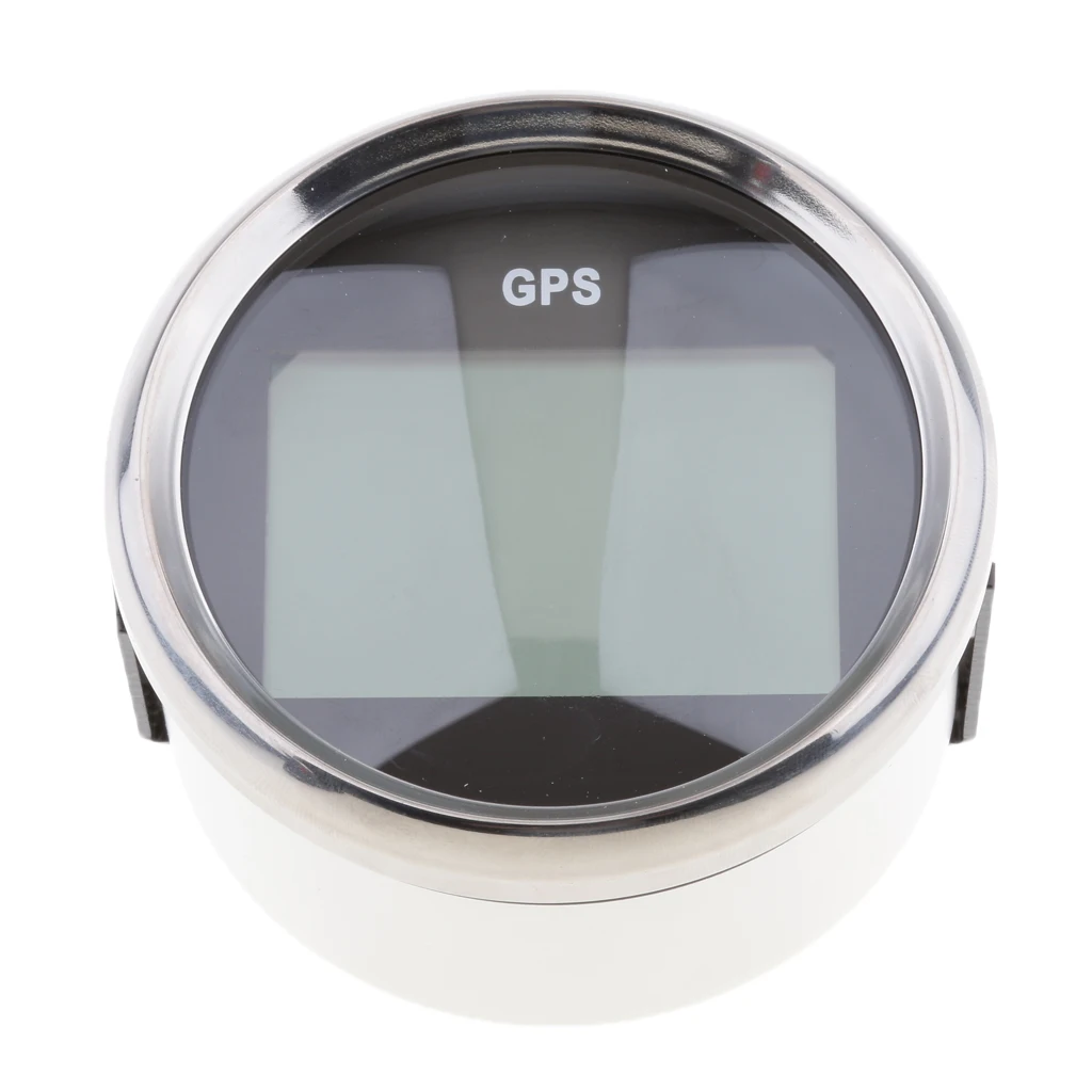 Marine Car Digital GPS Speedometer Gauge 0-9900Knot 85mm 316L Chrome for Canoe Kayak Inflactable Boat Dinghy Accessories