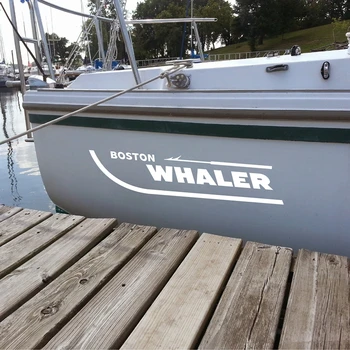 

2Pcs Decals Sticker For Boston Whaler Boat Art Decor , Removable Waterproof Decal For Boston Whaler Boat Decoration