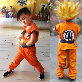 

New Arrival Japanese Children's Halloween Anime Dragon Ball Z Monkey Cosplay Costumes Boys Clothes Kids Party Costume S-L
