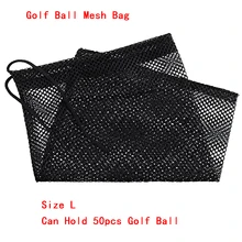 Gog esportes malha net saco náilon golfe tênis 12/25/50 bola carregando cordão bolsa 1 pçs sacos de golfe acessórios