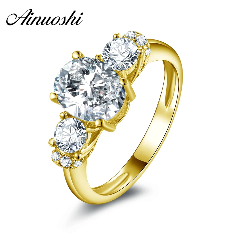 Simulated Diamond Engagement Rings Yellow Gold Simulated Diamond Engagement Rings Yellow Gold