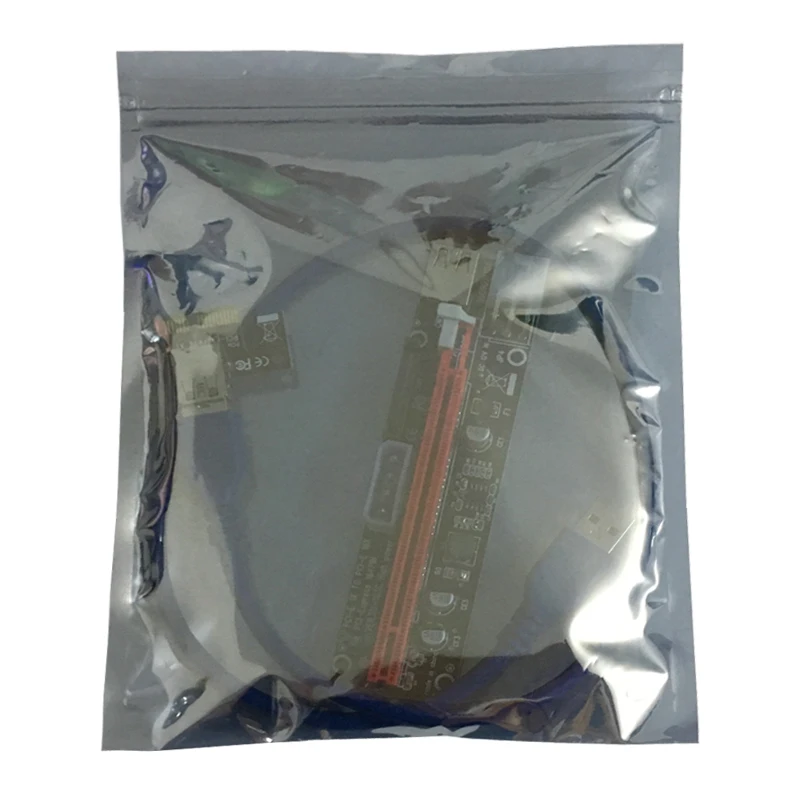 100 шт. PCI E Express 1X до 16X Райзер Расширитель карты SATA 15 Pin 6 4 PIN 3 Источник питания