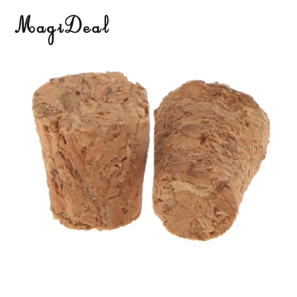 

10pcs Tapered Wine Bottle Cork Stoppers Natural Cork Plugs Bar Tools Size Choice