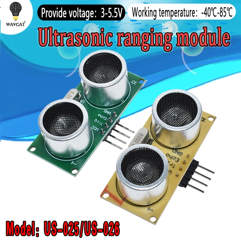 

New US-025 US-026 world Ultrasonic Wave Detector Ranging Module for arduino Distance Sensor Instead of HC-SR04