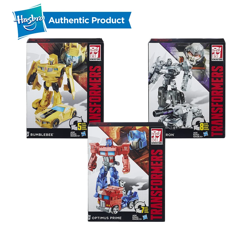 Hasbro Transformers Generations Cyber Battalion серия Bumblebee Megatron Optimus Prime Рисунок 6 лет|Игровые фигурки и