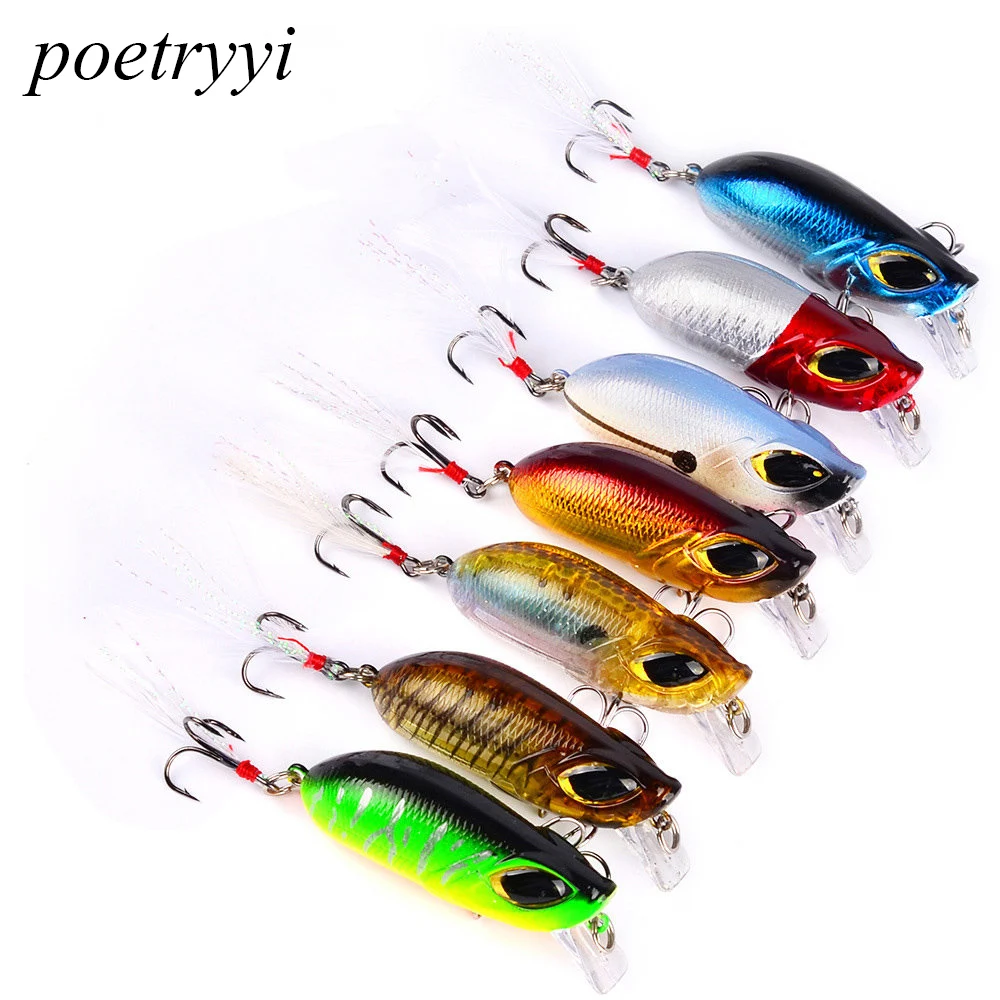  POETRYYI 5.5cm 8.26g Top Water Fishing Lures Crankbait Swimming Crank Baits Artificial Swimbait Wob