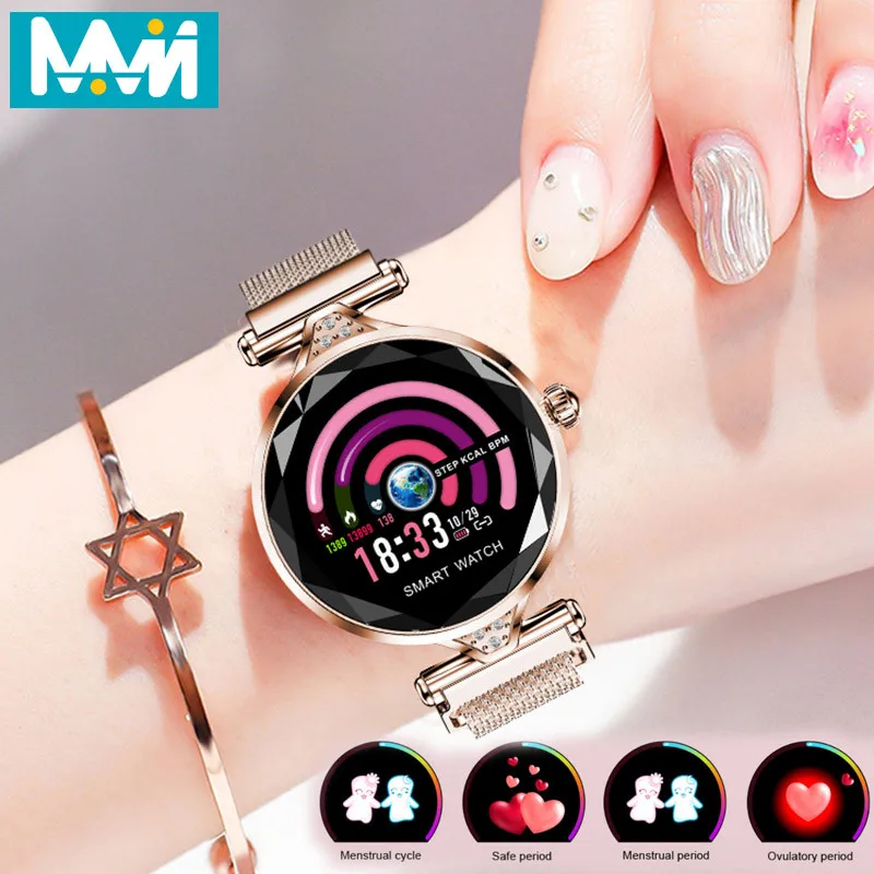 Luxury Women Watch Ladies Smart Watch Fitness Fashion Diamond Female Smart Quartz Wristwatches relogio feminino zegarek damski