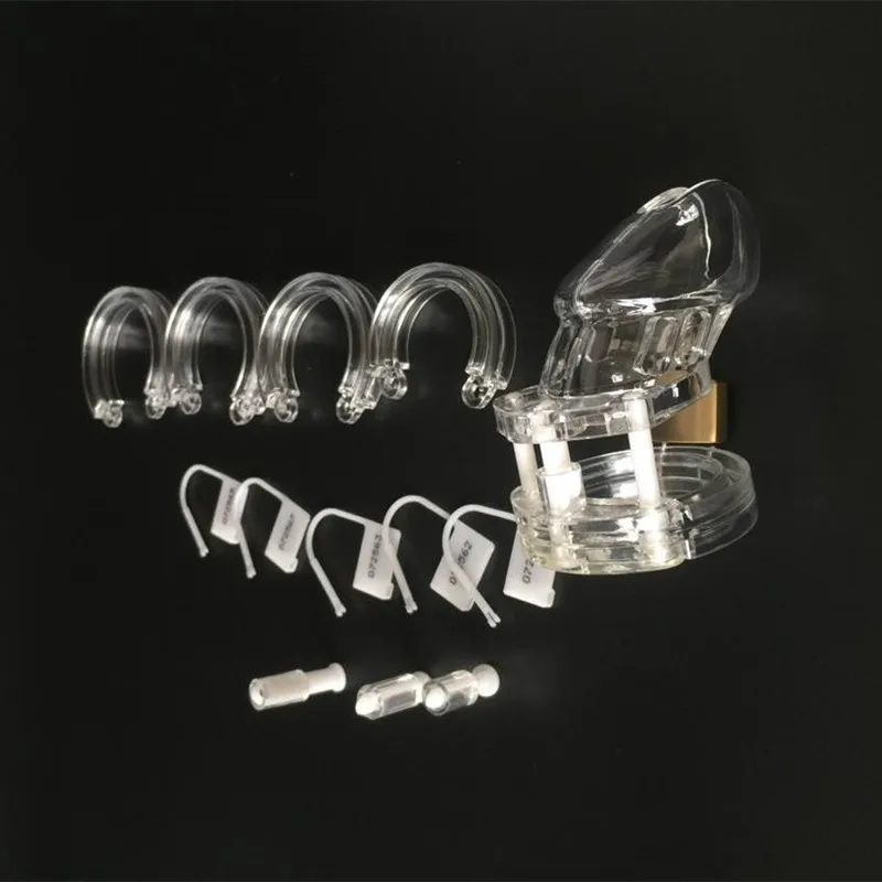Male Chastity Device With 5 Size Penis Ring,Cock Cages,Virginity Lock,Chastity Lock/Belt,Cock Ring,Adult Game,Sex Toy,CB6000S 9