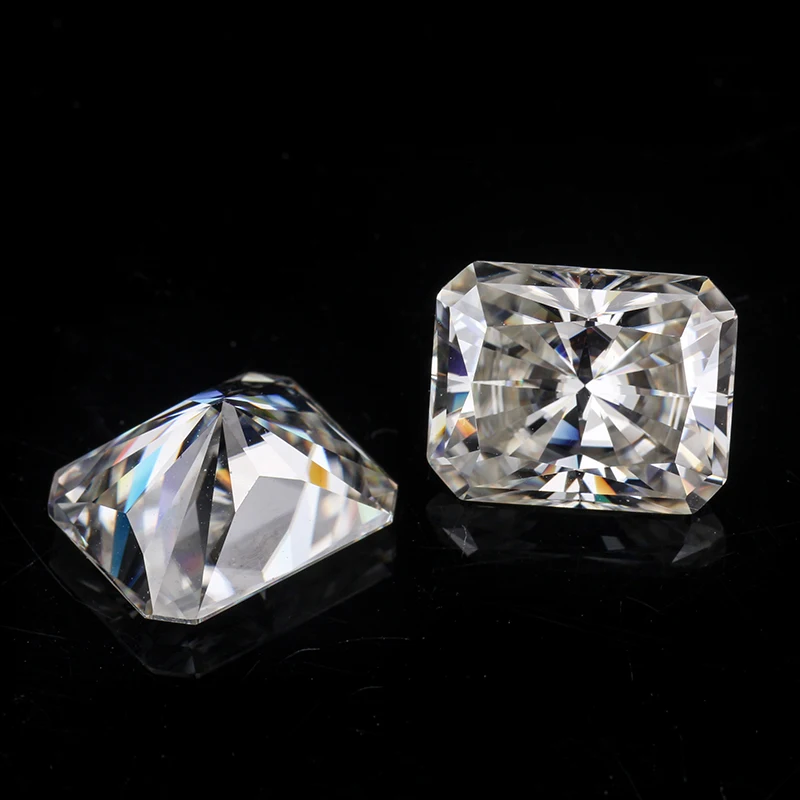 Цвет GH Moissanite 7*5 мм Сияющий срез свободные драгоценные камни для изготовления