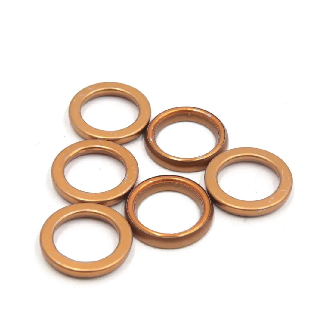 

uxcell 6Pcs 30mm OD Metal Motorcycle Exhaust Pipe Muffler Flange Gasket for GY6 125cc