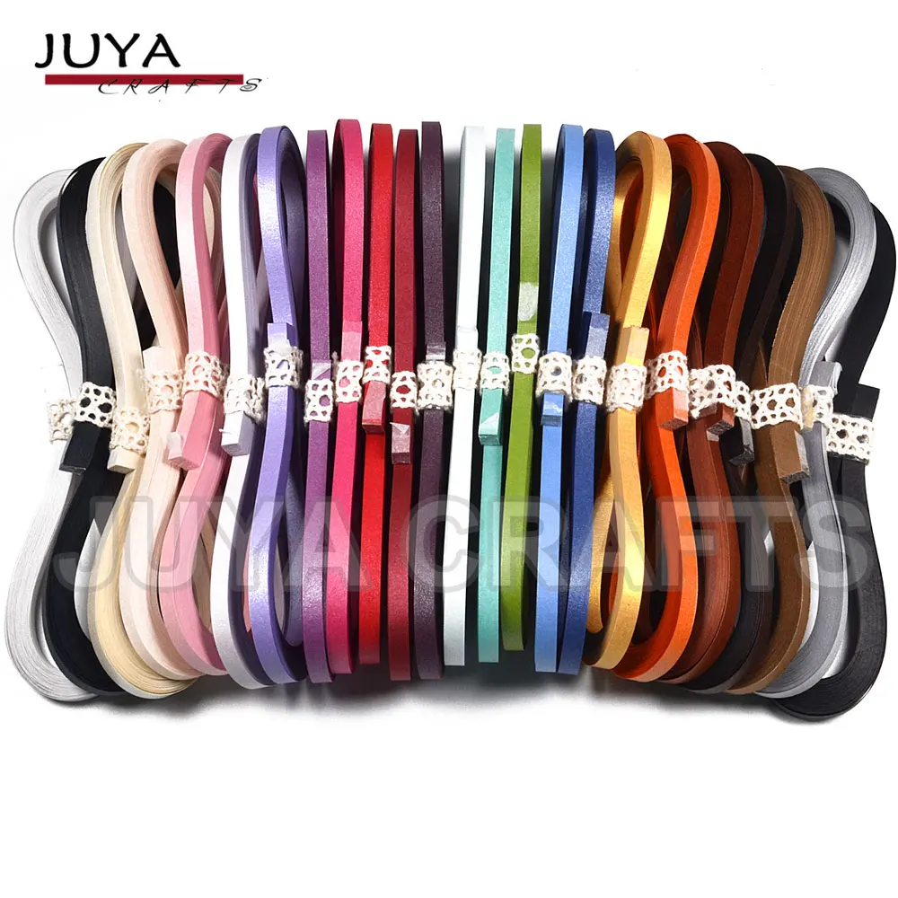 

Juya Metallic Paper Quilling Set 2/3/5/7/10mm Width Available, 355mm/strips, 40 strips/color