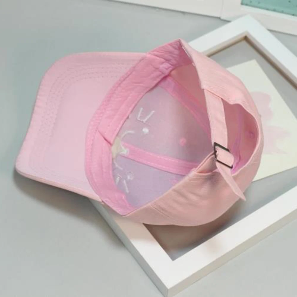 Модная Регулируемая бейсбольная Кепка Snapback с вышивкой милая мультяшная в стиле