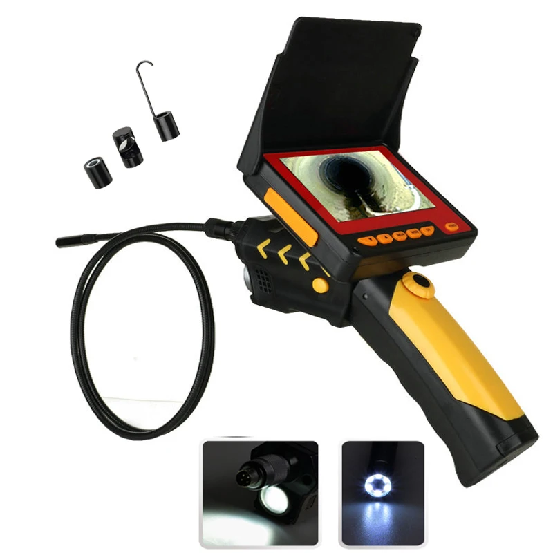 

4.3" LCD Video Digital Inspection Camera 3M Cable 8.2MM Borescope Endoscope Zoom Rotate