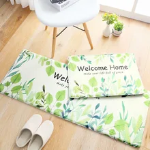 Зеленые напольные коврики ковры листья кухонные ковры коврики для спальни ванная комната Коврик противоскользящий Tapete Teppich tapis alfombra