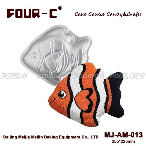 Fish shape aluminum cake baking pan mold, baking supplies for cakes,baking mold bakeware metal
