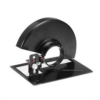 

Black Cutting Machine Base Metal Wheel Guard Safety Protector Cover for Angle Grinder Grinding Machine Rack Tool Accessories