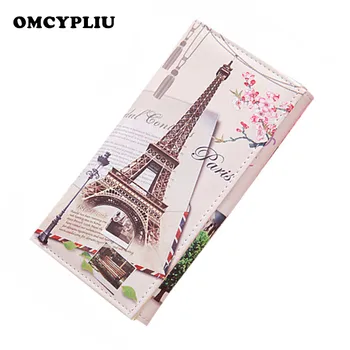 

2019 Women Wallet Clutch Purses Long Graffiti Pattern Embossed Coin Dollar price Female Purse Portefeuille Femme Money Bag