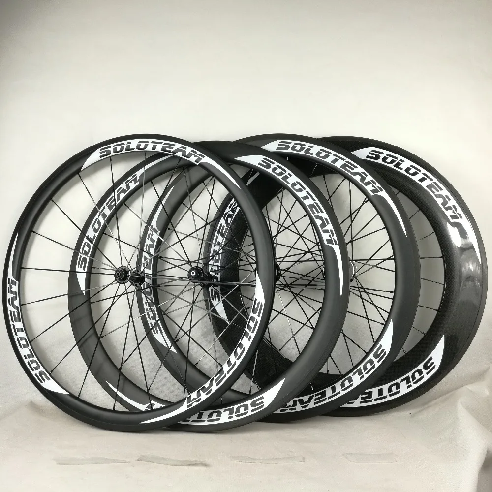 Powerway R13 38mm 45mm 50mm 60mm 88mm carbon wheels 700c carbon bicycle wheels soloteam road bike carbon wheelset