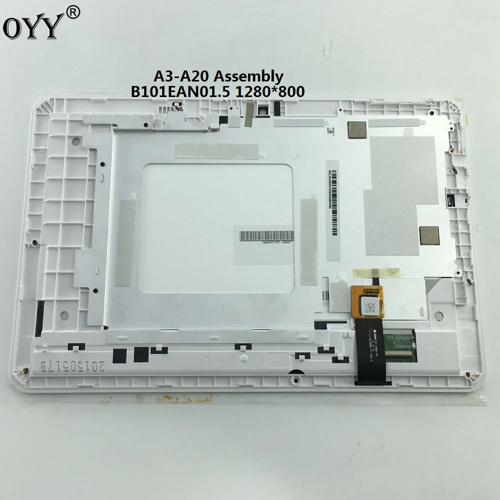 1280x800 LCD Display Touch Screen Matrix Digitizer Tablet Assembly with frame for Acer Iconia A3-A20 A3 A20 not for 1920X1200 1280x800 LCD Display Touch Screen Matrix Digitizer Tablet Assembly with frame for Acer Iconia A3-A20 A3 A20 not for 1920X1200
