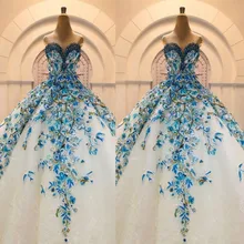 peacock wedding dresses