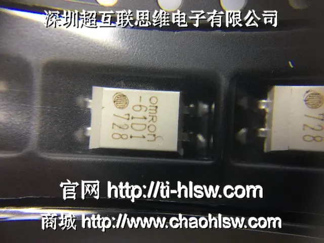 Отправляйте Бесплатные 50 шт. G3VM-61D1 OMRON-61D1 SMD СОП-4 оптрон новый оригинальный |