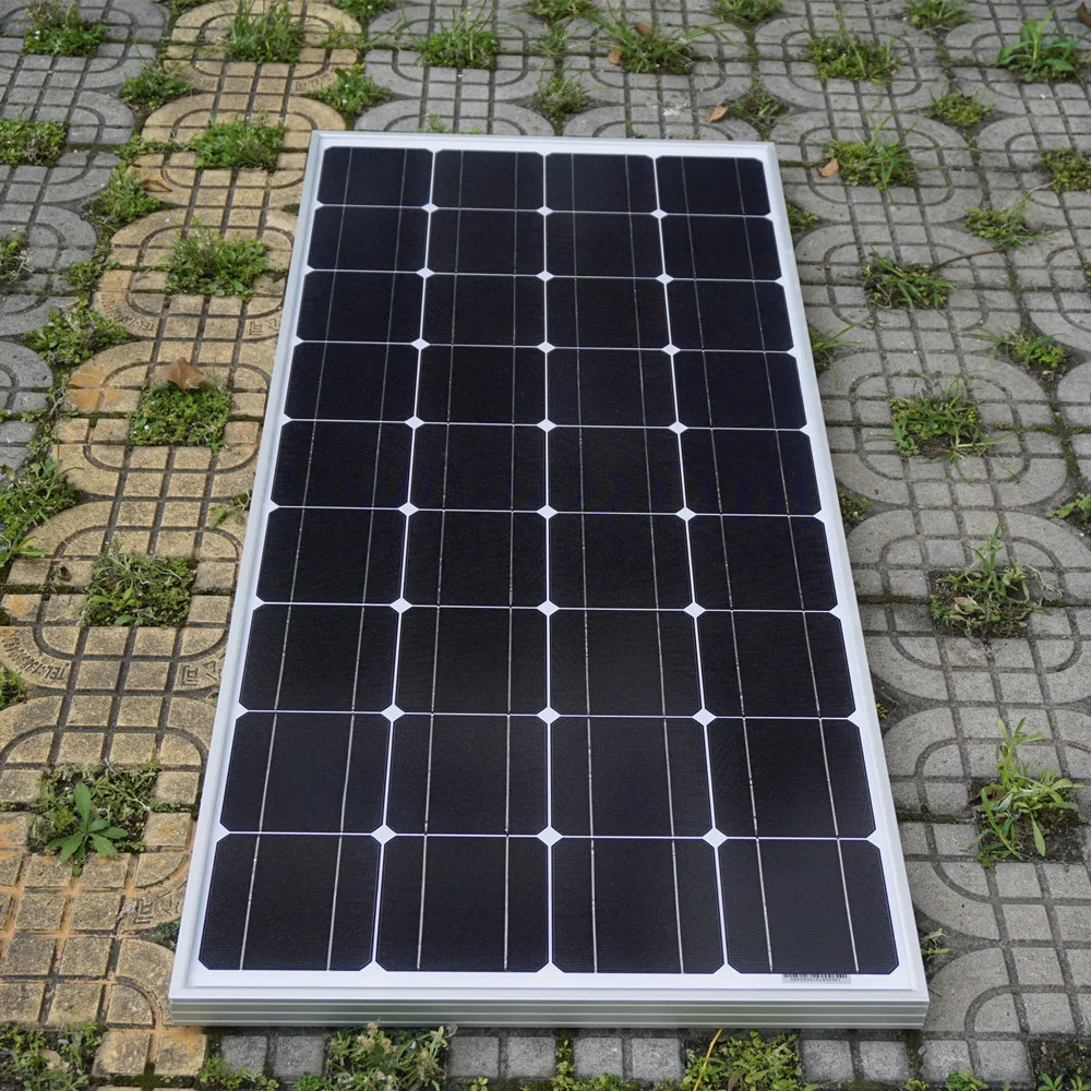 2015 USA Stock 100 W Monocrystalline Solar Panel  for 12V Battery RV Boat , Car, Home Solar Power &Free Shipping
