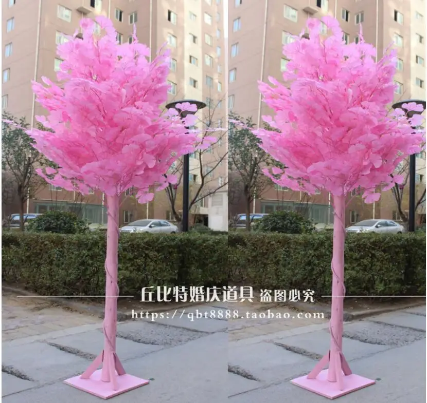 

Wedding props, ginkgo tree road, to simulate the wish tree road for the wedding props.