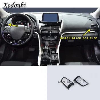 

For Mitsubishi Eclipse Cross 2017 2018 2019 2020 Car Inner Garnish Trim Stick Frame Front Side Air Conditioning Outlet Vent Part