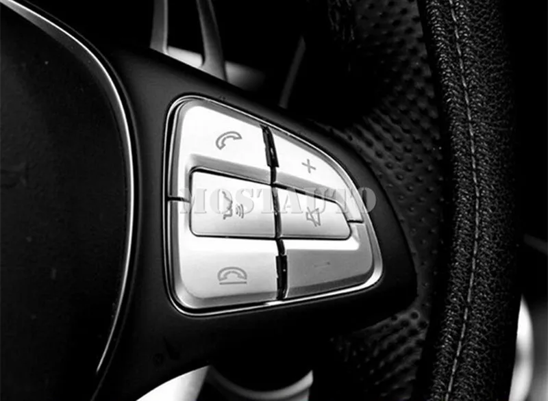 Для Benz A-Class W176 на автомобильный руль, отделочное покрытие кнопки- 12 шт