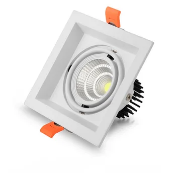 

1pcs Super Bright Recessed square LED Dimmable Downlight COB 10w 20W 30w LED Spot light LED decoration Ceiling Lamp AC85-265V
