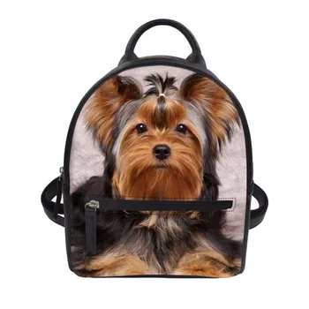 

Noisydesigns Women PU Leather Backpack real animals Print Mini Rucksack Campus Daily Daypack Teenager Girls Travel Mochila