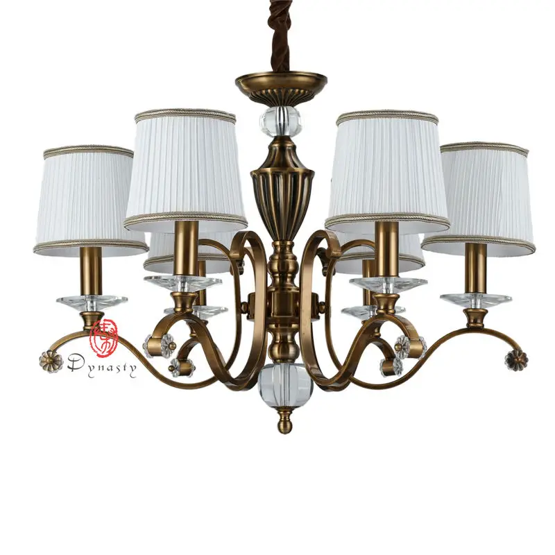 Online Get Cheap Antique Copper Chandeliers -Aliexpress.com American Art Decoration Antique Copper Brass Chandelier AC110/220V Elegant Hotel Foyer Cafe 6/ - Online Get Cheap Antique Copper Chandeliers -Aliexpress.com